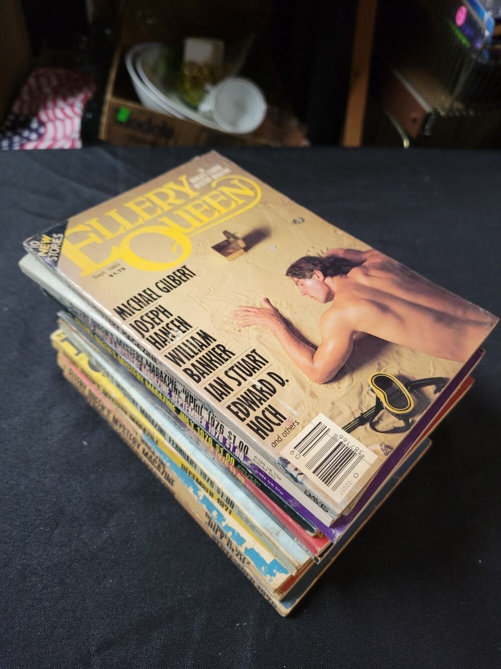 Ellery Queen's Mystery Magazine - Lot of 13 - Older Retro
